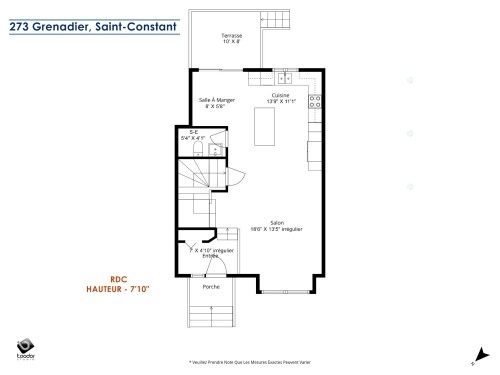 Plan (croquis) - 273 Rue Du Grenadier, Saint-Constant, QC - Other