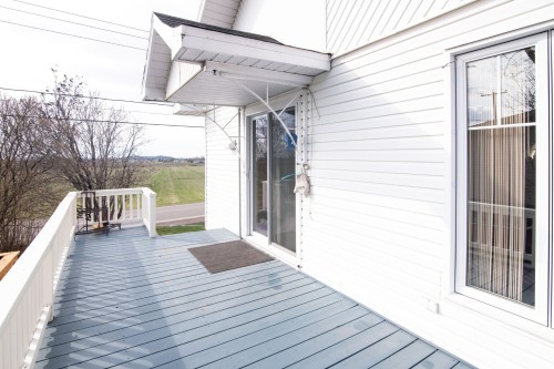 Balcony - 602 4E Rang O., Saint-Pascal, QC - Outdoor With Deck Patio Veranda With Exterior