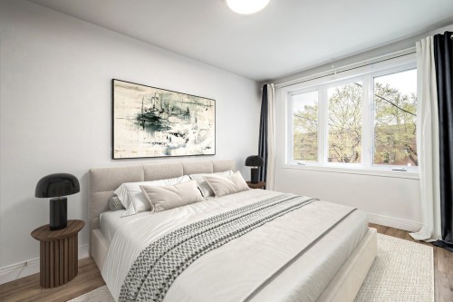 Chambre à coucher - 7032 Rue Lacroix, Montréal (Le Sud-Ouest), QC - Indoor Photo Showing Bedroom