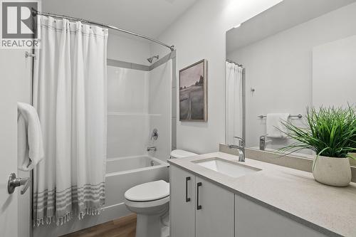 Second Bathroom. Photos may be of a similar home in the community. - 1111 Frost Road Unit# 202, Kelowna, BC - Indoor Photo Showing Bathroom