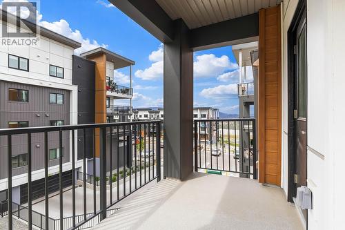 Patio. Photos may be of a similar home in the community. - 1111 Frost Road Unit# 202, Kelowna, BC - Outdoor With Balcony With Exterior