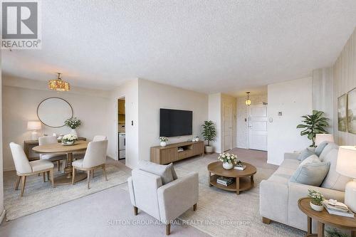 Virtuallly Staged - 1011 - 80 Inverlochy Boulevard, Markham, ON - Indoor Photo Showing Living Room