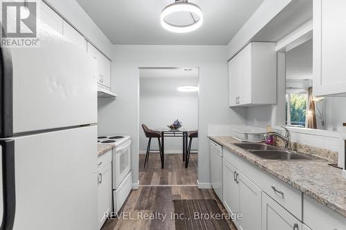 305 - 5222 Portage Road, Niagara Falls (Cherrywood), ON - Indoor Photo Showing Kitchen With Double Sink