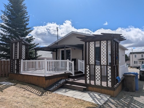 Face arrière - 781 Av. Létourneau, Amos, QC - Outdoor With Deck Patio Veranda