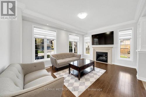 115 Pelee Avenue, Vaughan, ON - Indoor Photo Showing Living Room With Fireplace