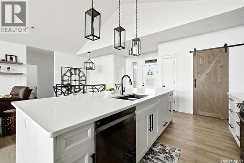 221 Alfred Crescent, Saskatchewan Beach, SK - Indoor Photo Showing Kitchen With Double Sink