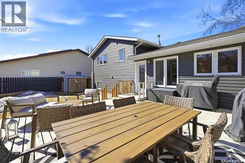 615 Kingsmere Boulevard, Saskatoon, SK - Outdoor With Deck Patio Veranda With Exterior