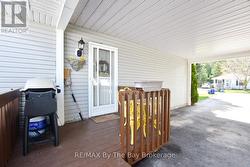 Covered Side Entrance from Car Port - 