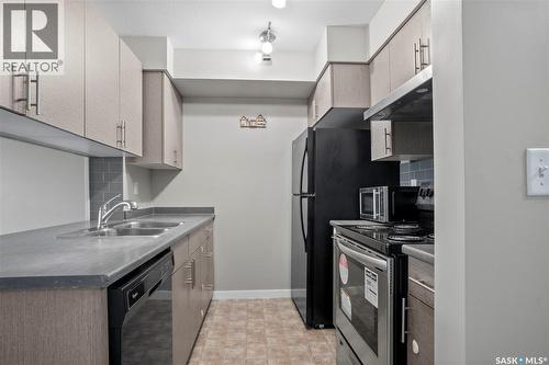2110 5500 Mitchinson Way, Regina, SK - Indoor Photo Showing Kitchen With Double Sink