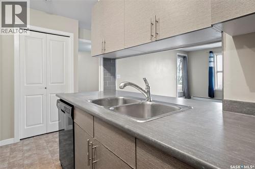 2110 5500 Mitchinson Way, Regina, SK - Indoor Photo Showing Kitchen With Double Sink