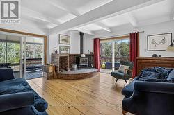 Living Room with Fireplace - 