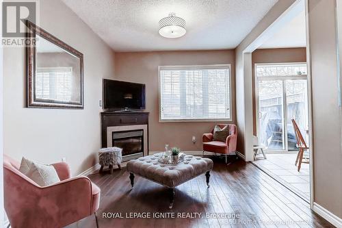 48 Thorp Crescent, Ajax, ON - Indoor Photo Showing Living Room With Fireplace