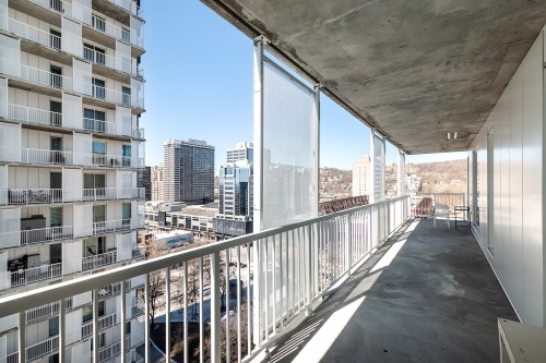 Balcon - 1602-2300 Rue Tupper, Montréal (Ville-Marie), QC - Outdoor With Balcony With Exterior