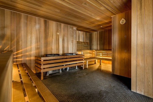 Sauna - 1602-2300 Rue Tupper, Montréal (Ville-Marie), QC - Indoor Photo Showing Other Room