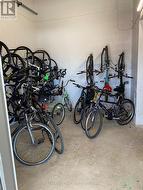Main level bicycle storage. - 