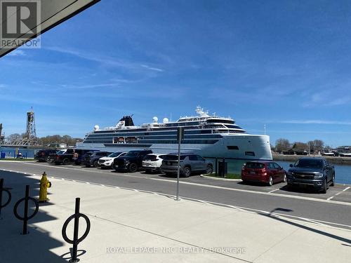 View of canal from front of building. - 604 - 118 West Street, Port Colborne (Sugarloaf), ON - Outdoor