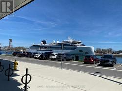 View of canal from front of building. - 