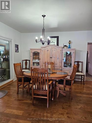 170 Talon Lake Road, Calvin, ON - Indoor Photo Showing Dining Room