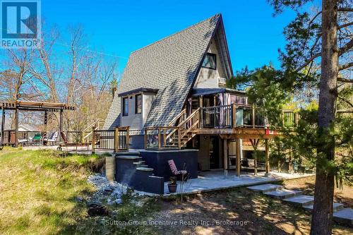 Beach House - Rear - 203 Park Road, Tiny, ON - Outdoor With Deck Patio Veranda