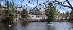 Looking across the pond to your home - 