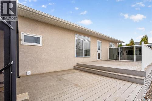 16 Flax Road, Moose Jaw, SK - Outdoor With Deck Patio Veranda With Exterior