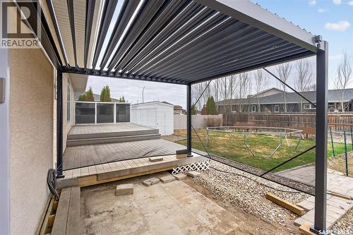 16 Flax Road, Moose Jaw, SK - Outdoor With Deck Patio Veranda With Exterior