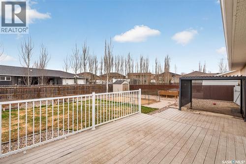 16 Flax Road, Moose Jaw, SK - Outdoor With Deck Patio Veranda With Exterior