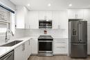 Beautifully remodeled kitchen - 19 Hunter Crescent, Pinawa, MB  - Indoor Photo Showing Kitchen With Upgraded Kitchen 