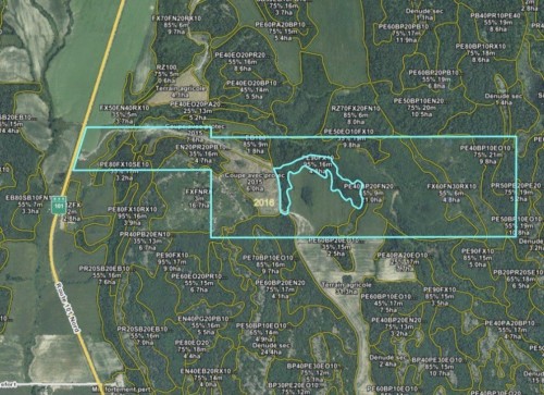 Plan (croquis) - Route 101 N., Duhamel-Ouest, QC 