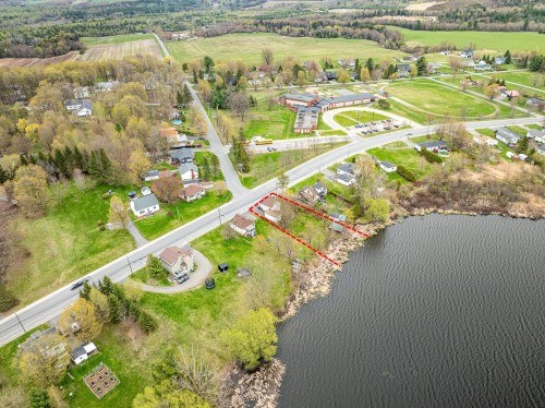 Photo aérienne - 200 Rue Water, Danville, QC - Outdoor With Body Of Water With View
