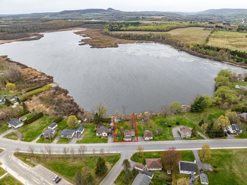 Photo aérienne - 200 Rue Water, Danville, QC - Outdoor With Body Of Water With View