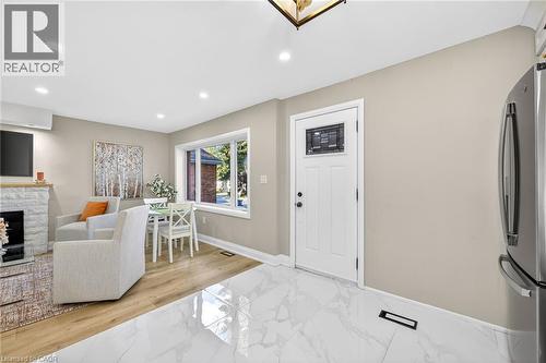262 Broadway Avenue, Hamilton, ON - Indoor Photo Showing Other Room With Fireplace