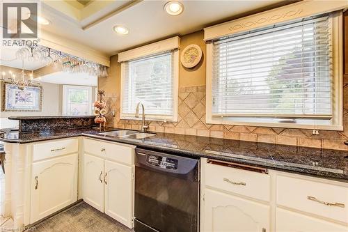 48 Lennox Crescent, Kitchener, ON - Indoor Photo Showing Kitchen With Double Sink