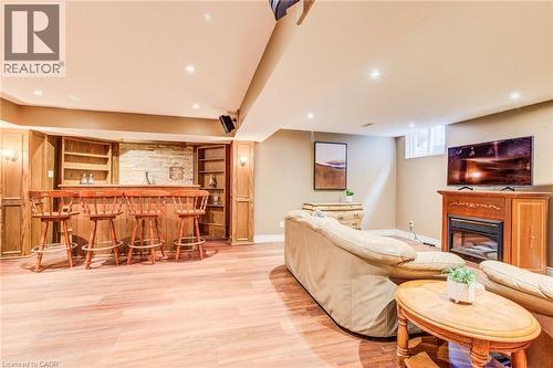48 Lennox Crescent, Kitchener, ON - Indoor With Fireplace