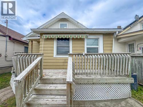 1842 Drouillard, Windsor, ON - Outdoor With Deck Patio Veranda