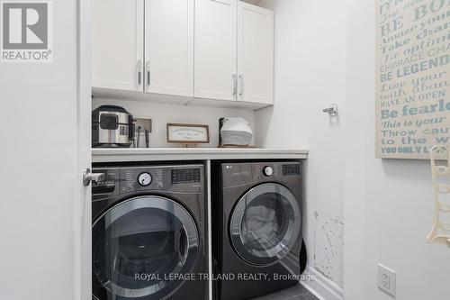 Upper: Laundry - 1403 - 240 Villagewalk Boulevard, London North (North R), ON - Indoor Photo Showing Laundry Room