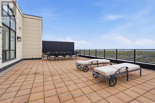 Terrace: Sunning/Relaxing Area - 1403 - 240 Villagewalk Boulevard, London North (North R), ON - Outdoor With Exterior