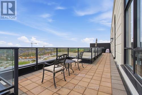 Terrace: Along the Side of the Home - 1403 - 240 Villagewalk Boulevard, London North (North R), ON - Outdoor With Exterior