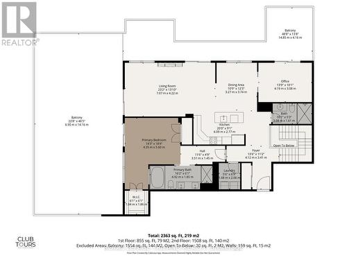 Floor Plan: Upper Level - 1403 - 240 Villagewalk Boulevard, London North (North R), ON - Other