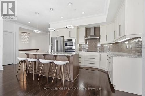 Upper: Bright and Airy Kitchen - 1403 - 240 Villagewalk Boulevard, London North (North R), ON - Indoor Photo Showing Kitchen With Upgraded Kitchen