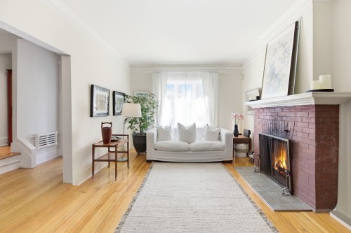 Salon - 119 Boul. Graham, Mont-Royal, QC - Indoor Photo Showing Living Room With Fireplace