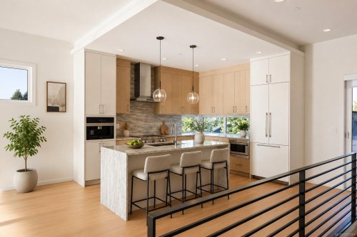 #3-10393 Allbay Rd, Sidney, BC - Indoor Photo Showing Kitchen With Upgraded Kitchen