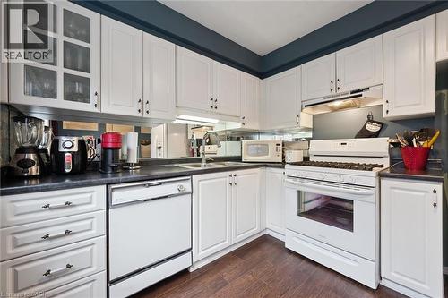 203 Baker Street, Waterloo, ON - Indoor Photo Showing Kitchen With Double Sink