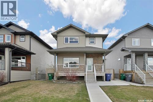 923 Kloppenburg Crescent, Saskatoon, SK - Outdoor With Deck Patio Veranda With Facade