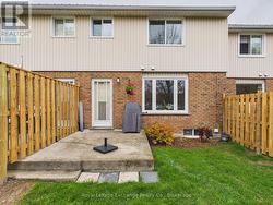 Patio with new privacy fencing - 