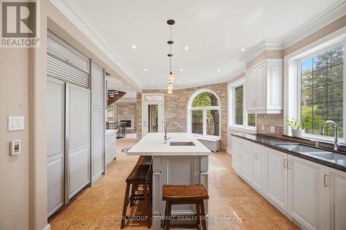 12 Pioneer Drive, Mississauga, ON - Indoor Photo Showing Kitchen With Double Sink With Upgraded Kitchen