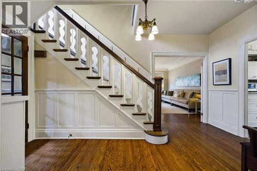 Foyer Staircase - 2 Oak Knoll Drive, Hamilton, ON - Indoor Photo Showing Other Room