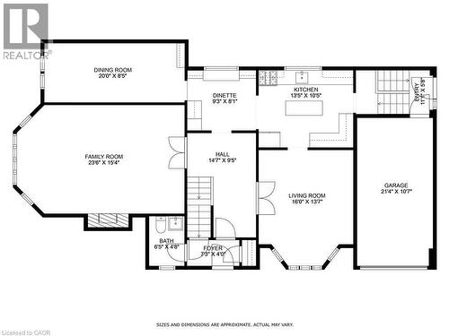 Main Floor Plan - 2 Oak Knoll Drive, Hamilton, ON - Other