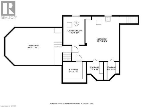 Basement Floor plan - 2 Oak Knoll Drive, Hamilton, ON - Other
