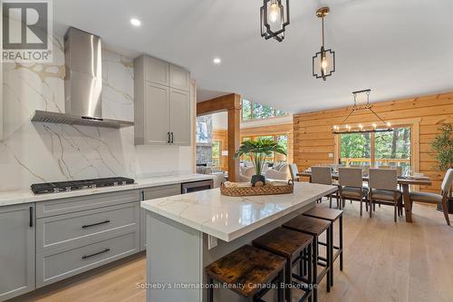 15 - 1213 Camp Jackson Road, Muskoka Lakes (Medora), ON - Indoor Photo Showing Kitchen With Upgraded Kitchen